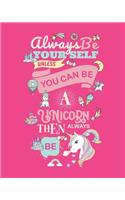 Always Be Yourself Unless You Can Be A Unicorn Then Always Be A Unicorn