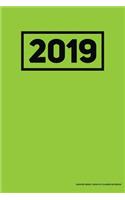 2019 Undated Weekly Monthly Planner Notebook