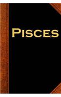 2019 Daily Planner Pisces Zodiac Horoscope Vintage 384 Pages