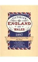 Victorian England and Wales 1897 Coloured Ordnance Survey Maps: All Nine Map Sheets: Slipcased