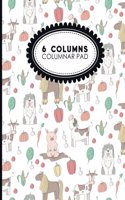 6 Columns Columnar Pad: (6 Columns Columnar Pads)