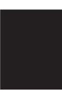 Black 101 - Lined with Margins Notebook: 101 Pages, 8.5 x 11, Wide Ruled, Journal, Soft Cover