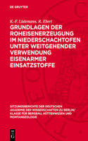 Grundlagen Der Roheisenerzeugung Im Niederschachtofen Unter Weitgehender Verwendung Eisenarmer Einsatzstoffe