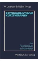 Psychoanalytische Kurztherapien