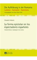 La forma epistolar en los espectadores espanoles