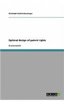 Optimal design of patent rights