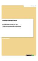 Strukturwandel in der Automobilzulieferbranche: (German)