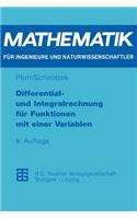 Differential- Und Integralrechnung Für Funktionen Mit Einer Variablen