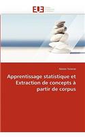 Apprentissage statistique et extraction de concepts à partir de corpus