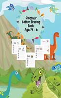Dinosaur Letter Tracing Book Ages 4 - 6