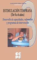 Estimulacion Temprana (De 0 a 6 anos). 3 Valoracion temprana del desarrollo y programas de estimulacion: Desarrollo de capacidades, valoracion y programas de intervencion