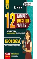 PW CBSE 12 Sample Question Papers Class 12 Biology For 2026 Board Exam New pattern (Paperback, PW)