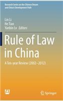 Rule of Law in China