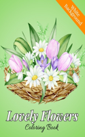 Lovely Flowers Coloring Book