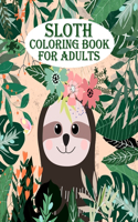 Sloth Coloring Book for Adults