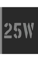 25w