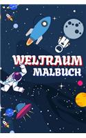 Weltraum Malbuch