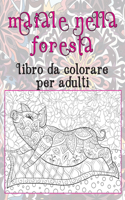 Maiale nella foresta - Libro da colorare per adulti