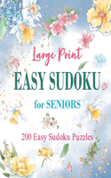 Easy Sudoku Puzzle Book: 200 Easy Puzzles Large Print to Boost Your Brainpower