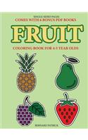 Coloring Book for 4-5 Year Olds (Fruit)