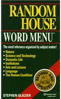 Random House Webster's Word Menu