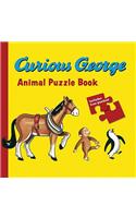 Curious George Animal Puzzle Book