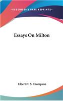 Essays On Milton