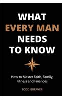 What Every Man Needs To Know