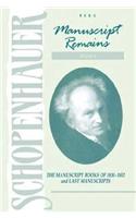 Schopenhauer: Manuscript Remains (V4)