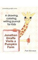 Jonathan Giraffe Visits a Pumpkin Farm