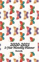 2020 - 2021 Butterfly 2-Year Monthly Planner