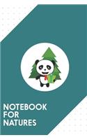 Notebook for Natures