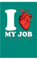 I my Job (I'm A Doctor): 6x9 Notebook, 100 Pages graphpaper 5x5, joke original appreciation gag gift for graduation, college, high school, Funny congratulatory diary for you