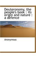 Deuteronomy, the People's Book