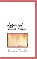 Lyrics and Other Poems