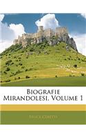 Biografie Mirandolesi, Volume 1