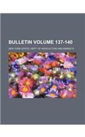 Bulletin Volume 137-140: (English)