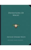 Definitions of Magic