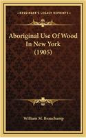 Aboriginal Use Of Wood In New York (1905)