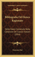 Bibliografia Od Elenco Ragionato