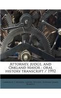 Attorney, Judge, and Oakland Mayor