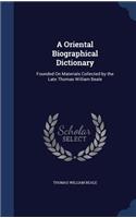 A Oriental Biographical Dictionary