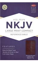 Large Print Compact Reference Bible-NKJV-Magnetic Flap