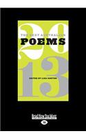 The Best Australian Poems 2013 (Large Print 16pt)