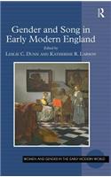 Gender and Song in Early Modern England