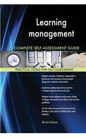 Learning management Complete Self-Assessment Guide