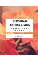 Personal Expressions from the Heart