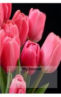 My Journal: Tulip, Blank Lined Diary / Journal / Notebook