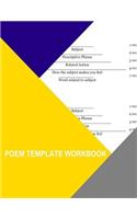 Poem Template Workbook: Didactic Cinquain
