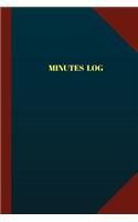 Minutes Log (Logbook, Journal - 124 pages 6x9 inches): Minutes Logbook (Blue Cover, Medium)(Logbook/Record Books)